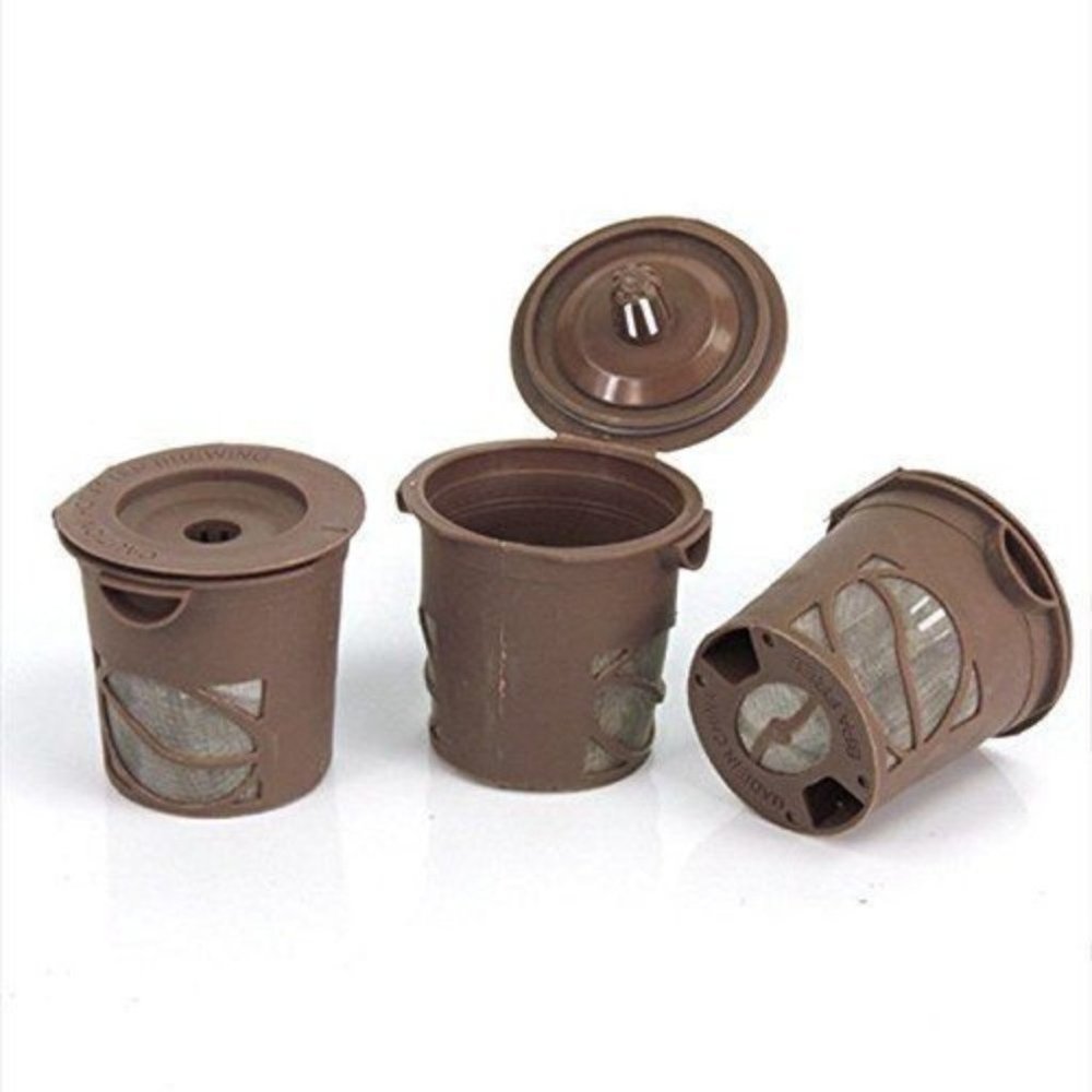 3 Pack Coffee Cup Reusable Single Cup Pod - Picture 1 of 6